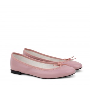 CENDRILLON深粉色芭蕾平底鞋