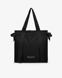 单肩方形托特包黑色手提包