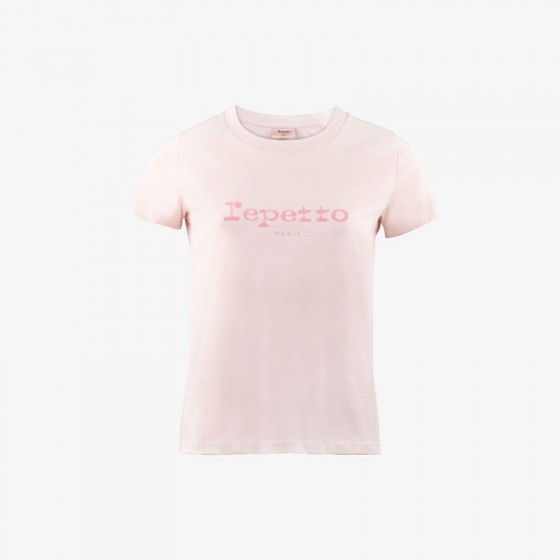 粉色女士logo T恤