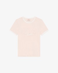 短袖T恤白色/粉白色