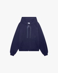 女士多色休闲丝带抽绳拉链卫衣外套